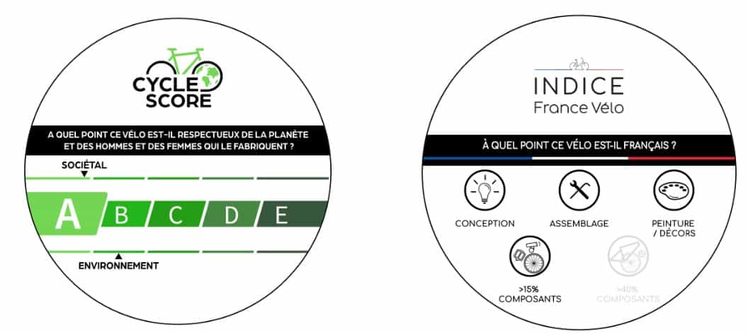 Cycles Score Indice France Vélo label cycle score france velo