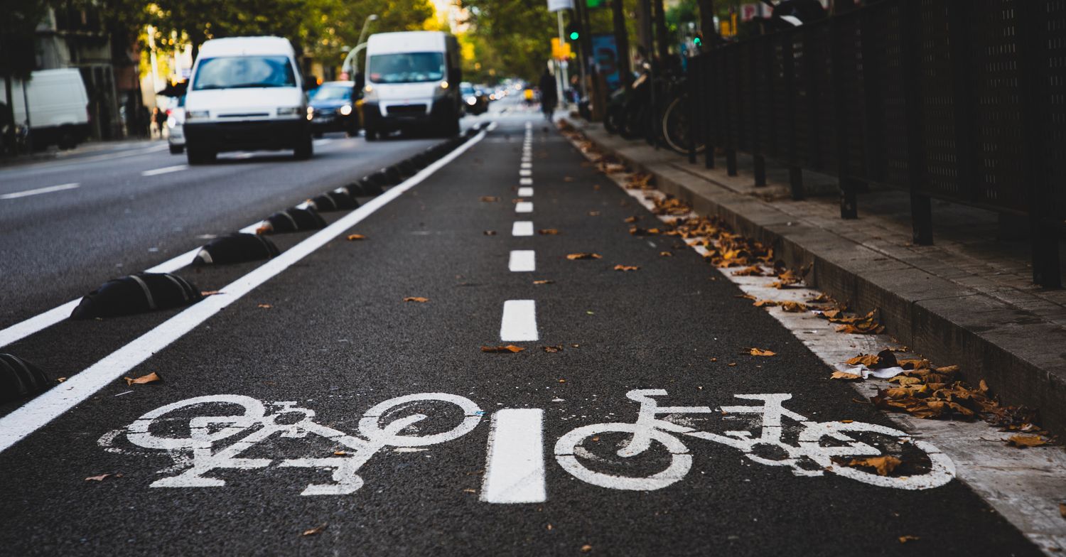 Une piste cyclable