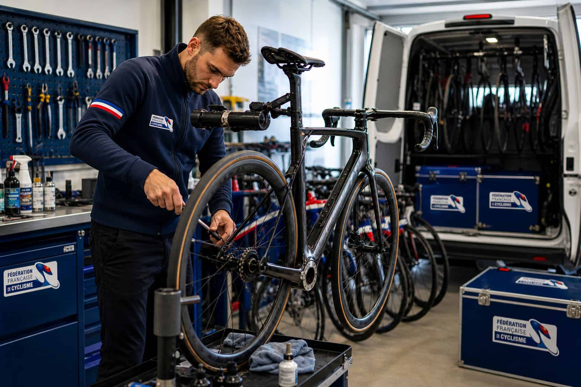 Mécanicien logisticien Yvelines mecanicien logistique ffc cycliste Mécanicien logisticien Yvelines