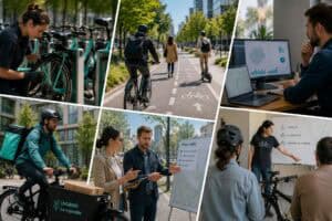 Les nouveaux métiers liés à la mobilité douce (livraison, conseil, ingénierie…)